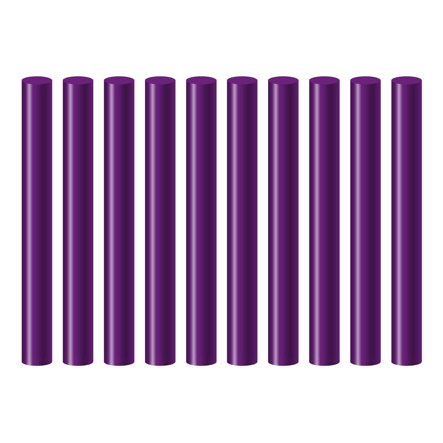 Seccorell Nachfüllung - 10er-Pack Farbstäbchen in Dunkelviolett, ideal für Gruppen oder Schulen.
