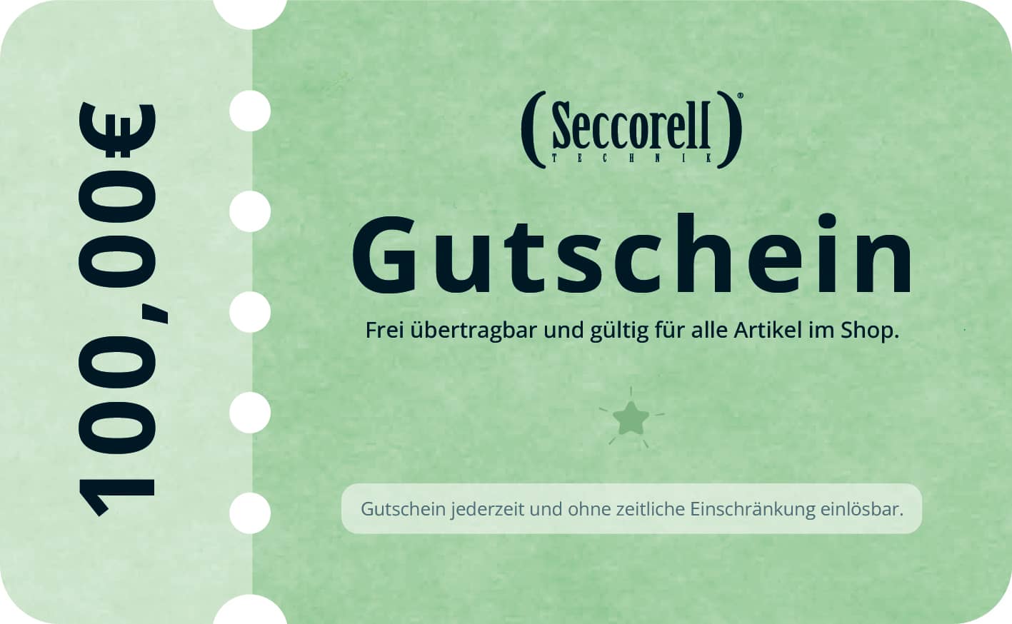 Seccorell-Gutschein digital