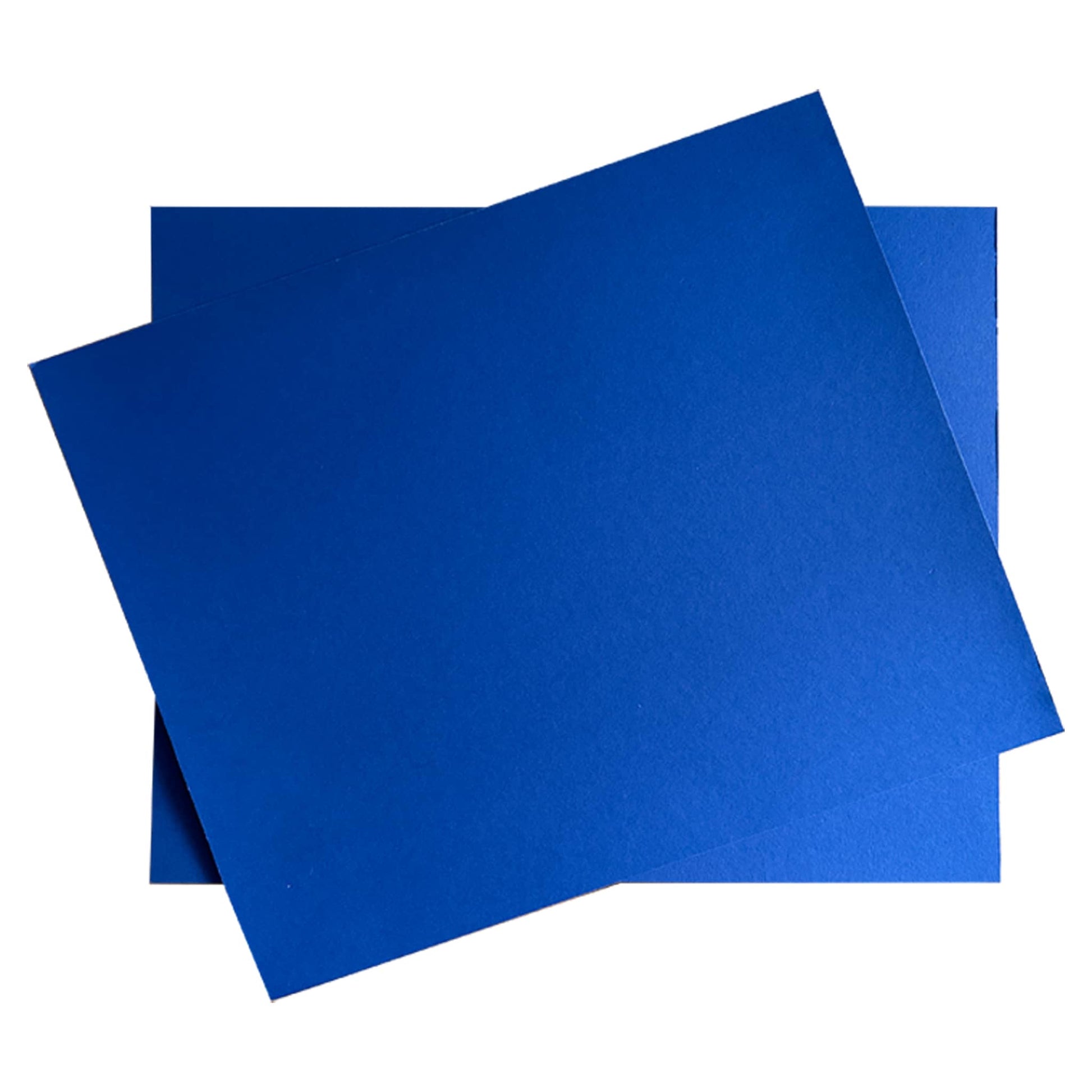 2 Blatt blauer Passepartoutkarton von MeiArt, vielseitig für Lichtbilder-Tischbühne einsetzbar.