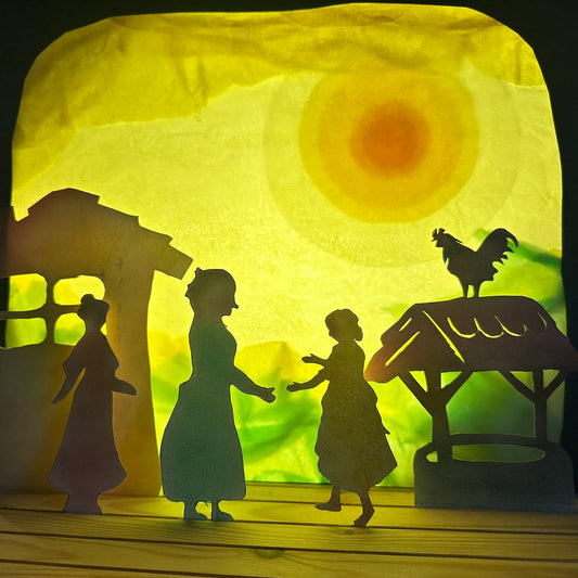 Front stage for table-top projection stage
