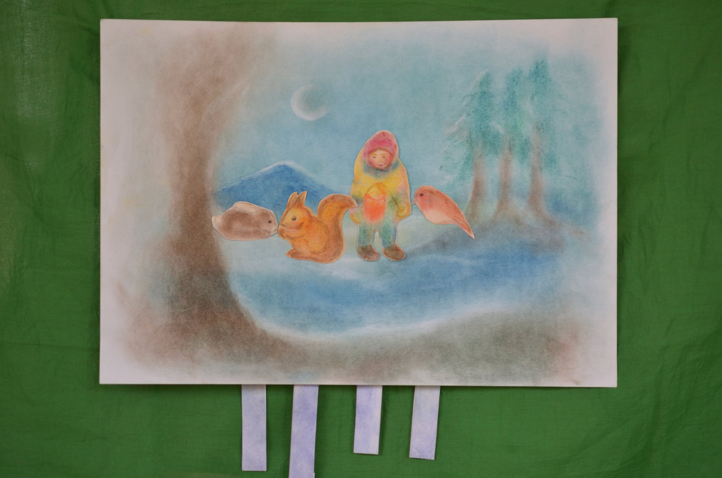 Für unsere Kleinen: Bewegliches Winterbild - Seccorell