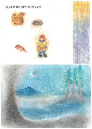 Für unsere Kleinen: Bewegliches Winterbild - Seccorell