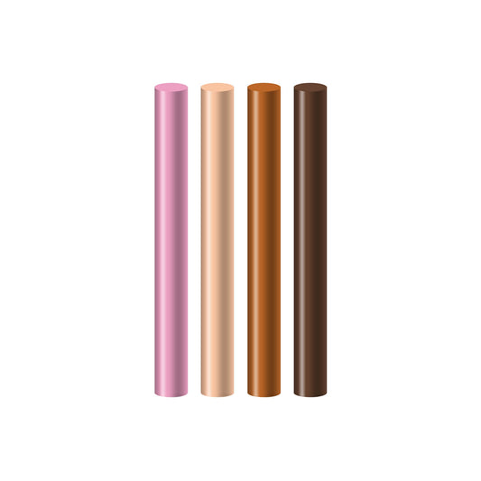 Seccorell color sticks for skin tones, ideal for depicting living creatures in art and education.