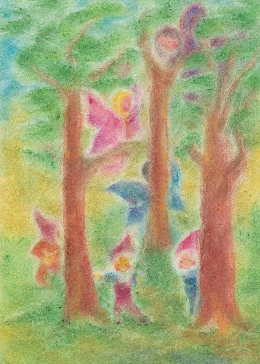 Seccorell postcard "Enchanted forest"