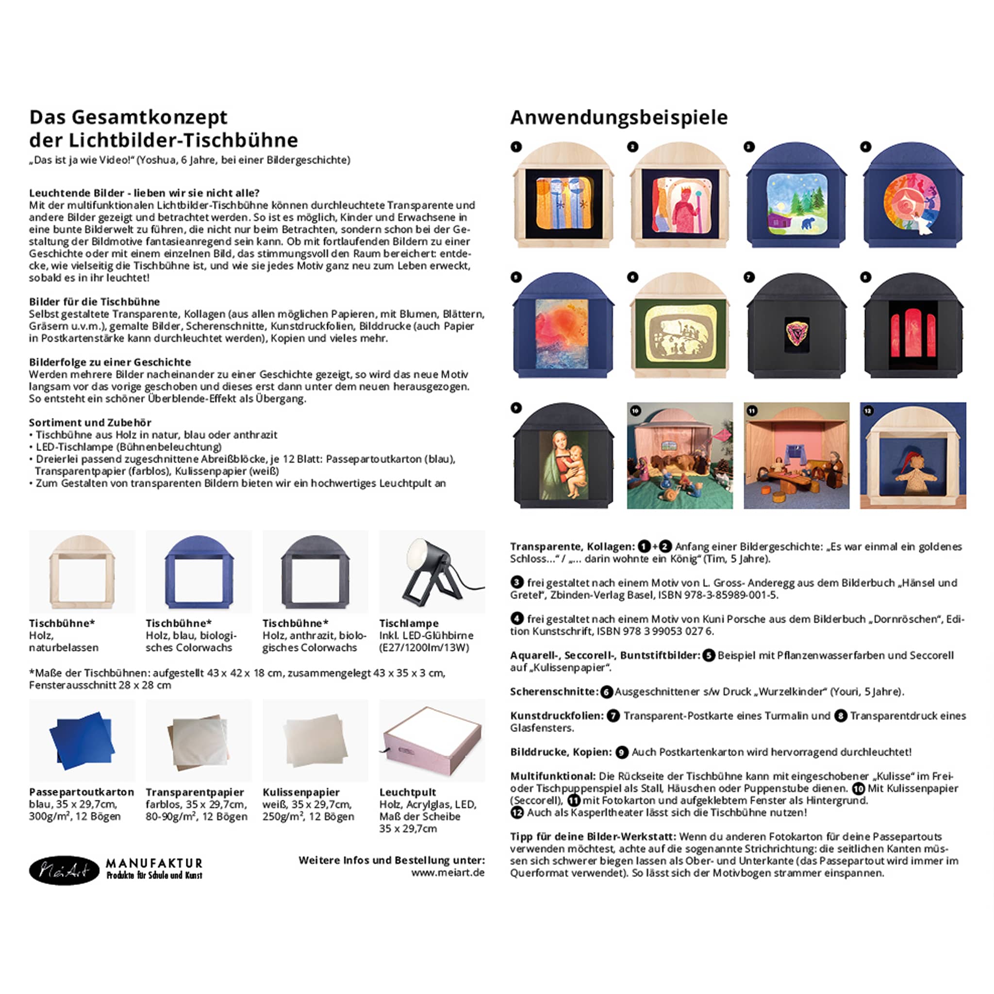 Kulissenpapier weiss / 12 Bögen