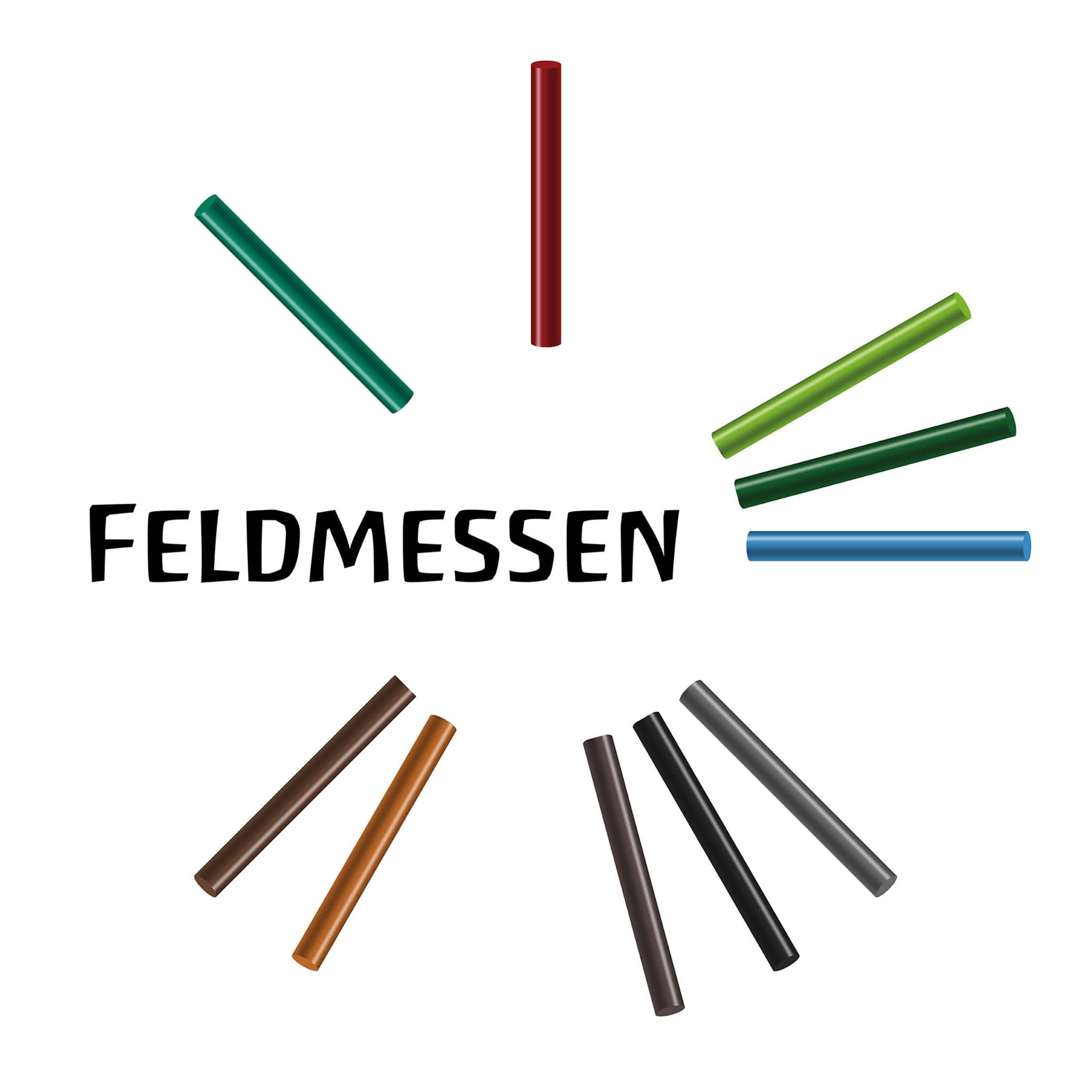 Farbzusammenstellung Seccorell für Feldmessen – zehn naturbezogene Töne für topografische Zeichnungen und Landkarten-Gestaltung.