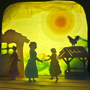 Vorbühne für Lichtbilder-Tischbühne